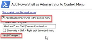 Add PowerShell To Context Menu