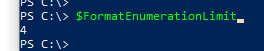 FormatEnumerationLimit