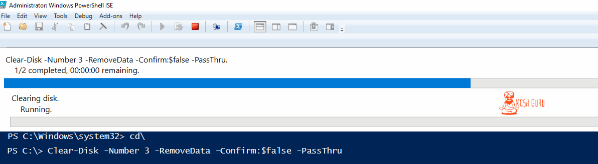 How to run PowerShell script - MCSAGURU