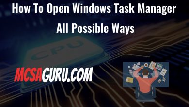 How To Open Windows Task Manager All Possible Ways