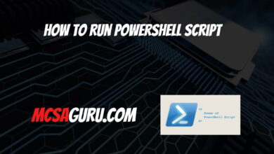How to Run Powershell Script